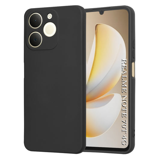 Калъф за Realme Note 70T, Techsuit, SoftFlex, Черен
