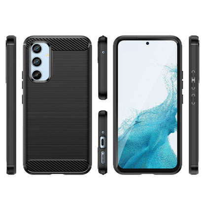 Калъф за Samsung Galaxy A54 A546, OEM, Карбон, Черен