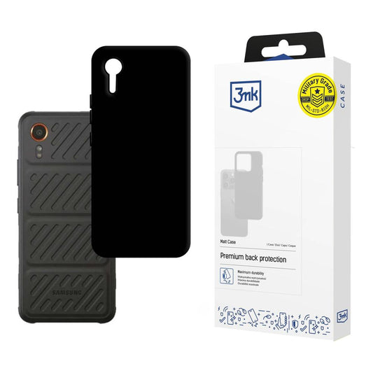 Калъф за Samsung Galaxy Xcover7 G556, 3MK, Матиран Черен