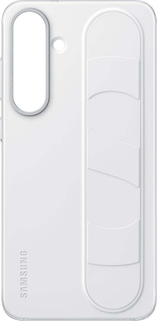 Калъф за Samsung Galaxy S25+ S936, Standing Grip, Бял EF-GS936CWEGWW