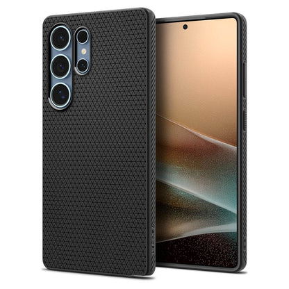 Калъф за Samsung Galaxy S25 Ultra S938, Spigen, Liquid Air, Черен ACS08953