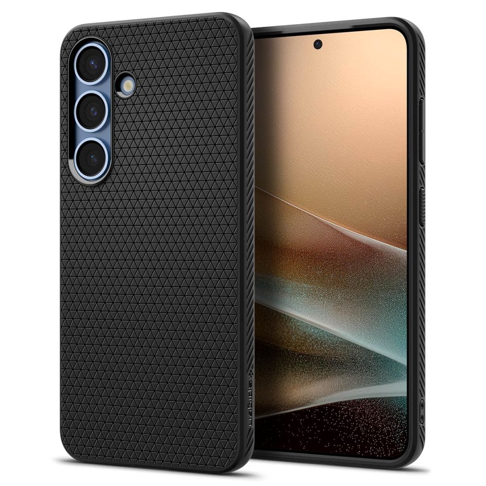 Калъф за Samsung Galaxy S25+ S936, Spigen, Liquid Air, Черен ACS08979