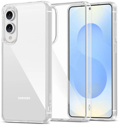 Калъф за Samsung Galaxy S25 Edge S937, Tech-Protect, Flexair Hybrid, Прозрачен