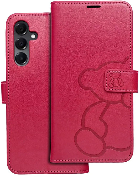 Калъф за Samsung Galaxy A16 5G A166, OEM, MEZZO Teddy Bear, Магента