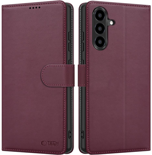Калъф за Samsung Galaxy A57 5G, Tech-Protect, Wallet, Лилав