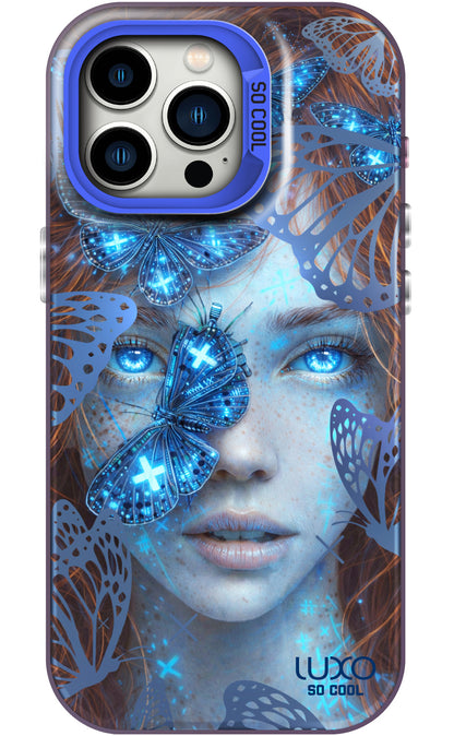 Калъф за Samsung Galaxy A15 5G A156 / A15 A155, LUXO So CooL, ArcadiA Butterfly Girl, Многоцветен
