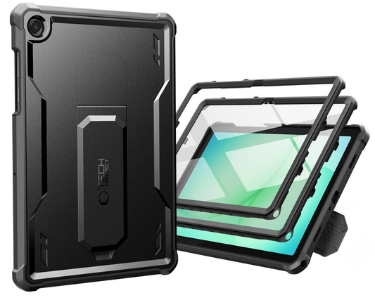 Калъф за Samsung Galaxy Tab A11+ / Tab A9+, Tech-Protect, Kevlar Pro, Черен