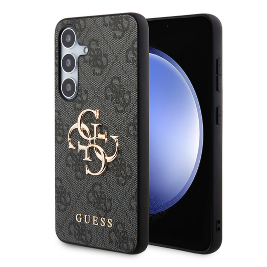 Калъф за Samsung Galaxy S24+ S926, Guess, 4G Big Logo, Черен, Презапечатан