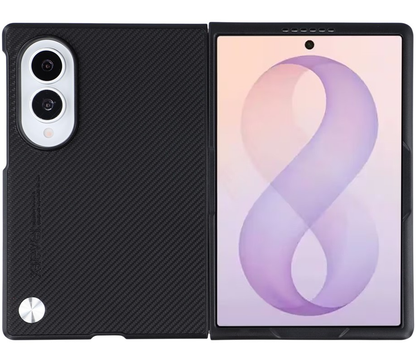 Калъф за Samsung Galaxy Z Fold8 F971, X-Level, Карбон, Черен