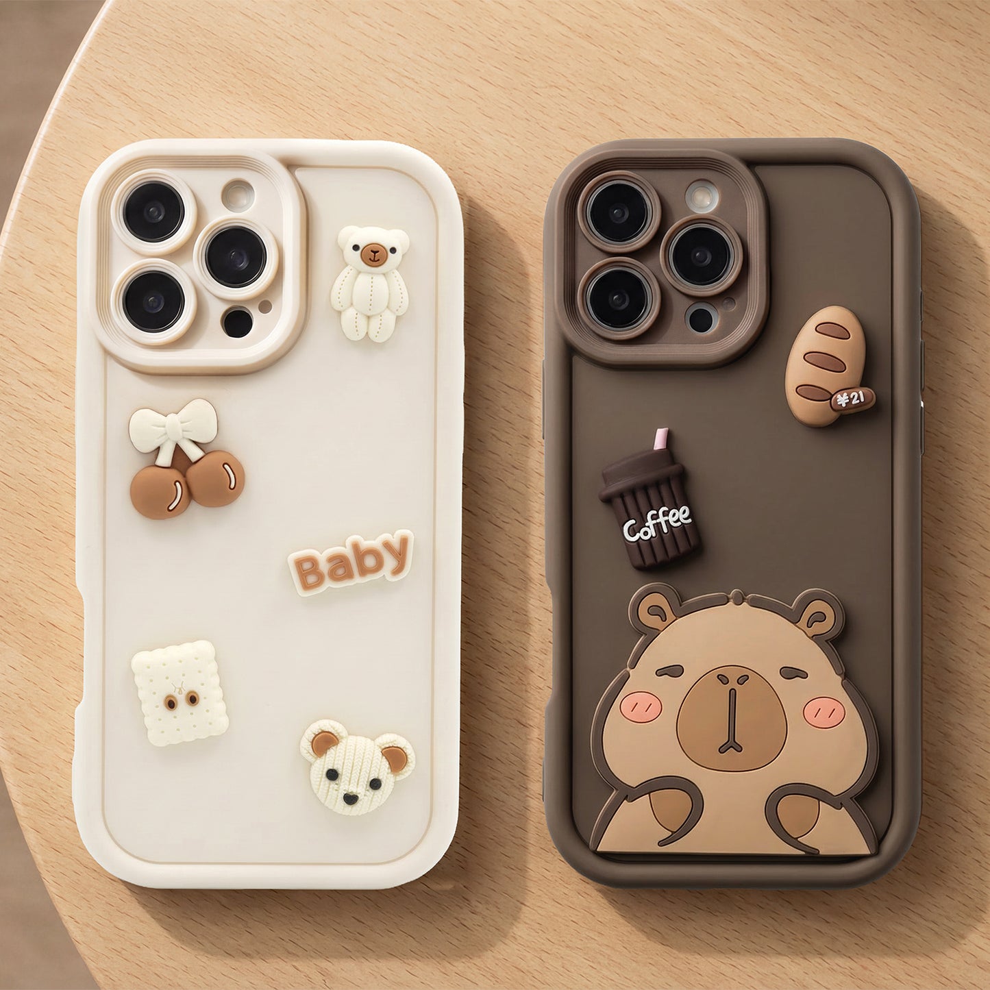Калъф за Samsung Galaxy S25 Ultra S938, OEM, Ultra Trendy 3D Capybara, Кафяв