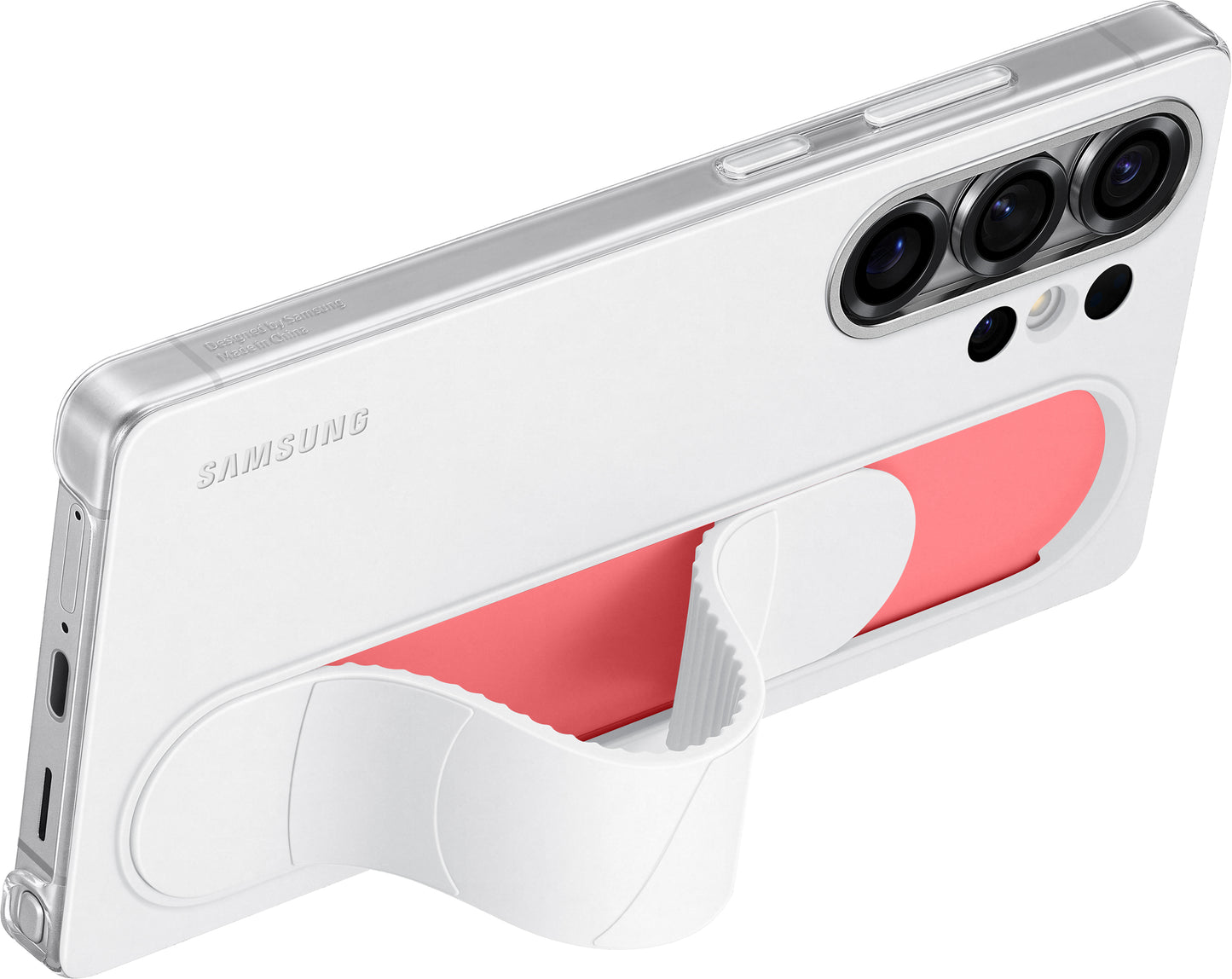 Калъф за Samsung Galaxy S25 Ultra S938, Standing Grip, Бял EF-GS938CWEGWW