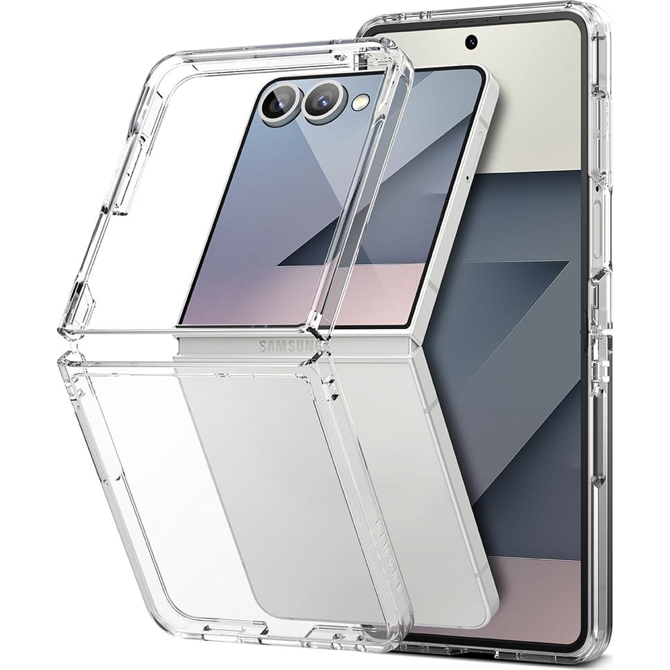 Калъф за Samsung Galaxy Z Flip7 F766, Ringke, Fusion, Прозрачен