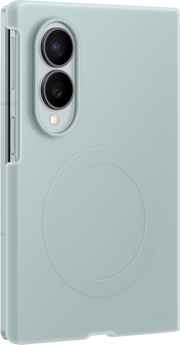Калъф за Samsung Galaxy Z Fold8 F971, силиконов магнитен калъф, зелен EF-EF971CGEGWW