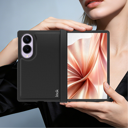 Калъф за Samsung Galaxy Z Fold8 F971, Imak, Карбон, Черен