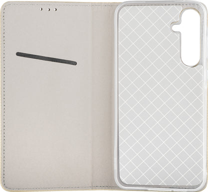 Калъф за Samsung Galaxy A04s A047 / A13 5G A136, OEM, Smart Magnet, Златист