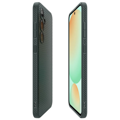 Калъф за Samsung Galaxy S24 FE S721, Spigen, Liquid Air, Зелен ACS08619