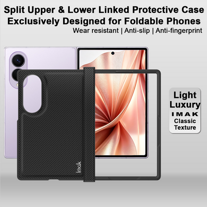 Калъф за Samsung Galaxy Z Fold8 F971, Imak, Карбон, Черен