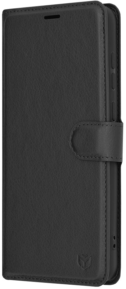 Калъф за Samsung Galaxy A05 A055, Techsuit, Leather Folio, Черен