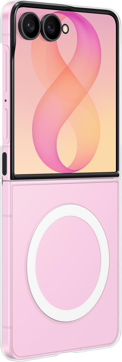 Калъф за Samsung Galaxy Z Flip8 F776, прозрачен магнит, прозрачен EF-CF776CTEGWW