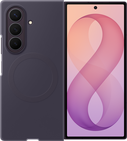 Калъф за Samsung Galaxy Z Fold8 Ultra F976, силиконов магнитен калъф, лилав EF-EF976CVEGWW