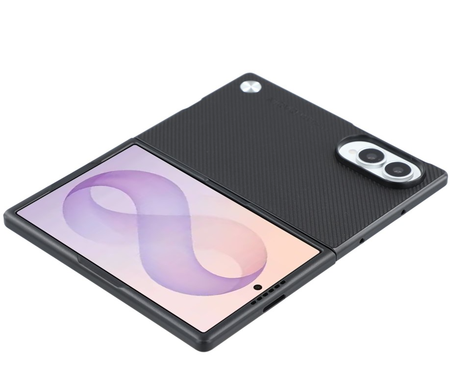 Калъф за Samsung Galaxy Z Fold8 F971, X-Level, Карбон, Черен