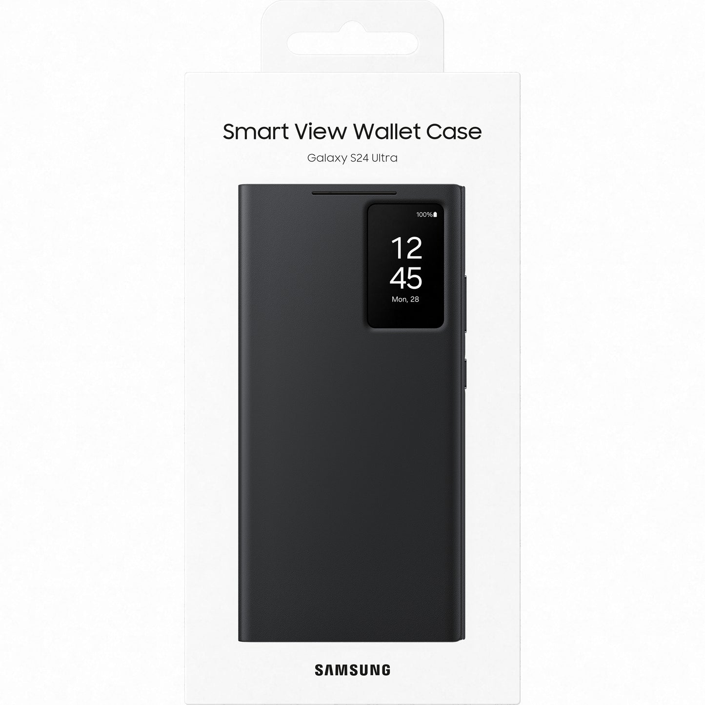 Калъф за Samsung Galaxy S24 Ultra S928, S-View Wallet, черен EF-ZS928CBEGWWW 