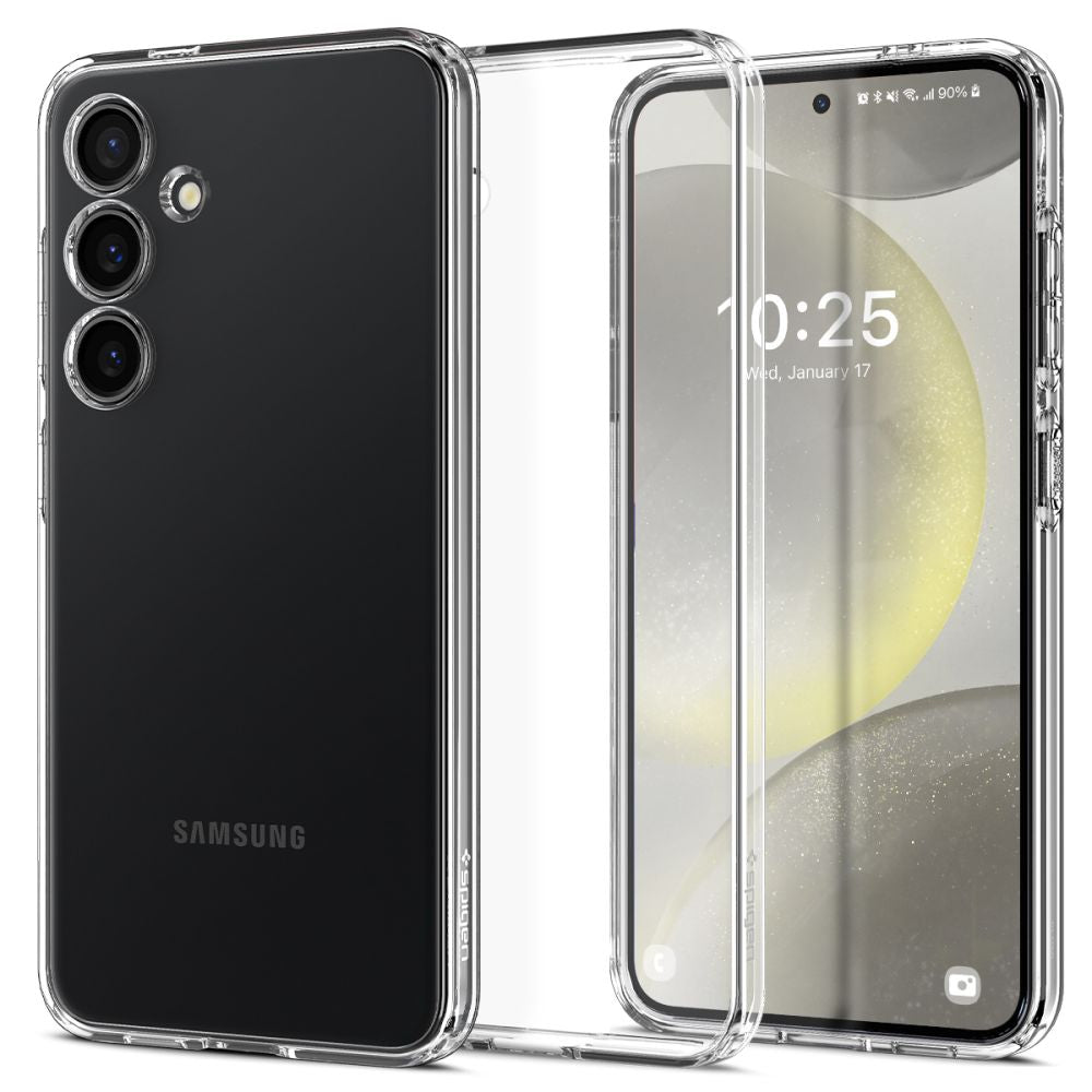 Калъф за Samsung Galaxy S24 S921, Spigen, с течен кристал, прозрачен 