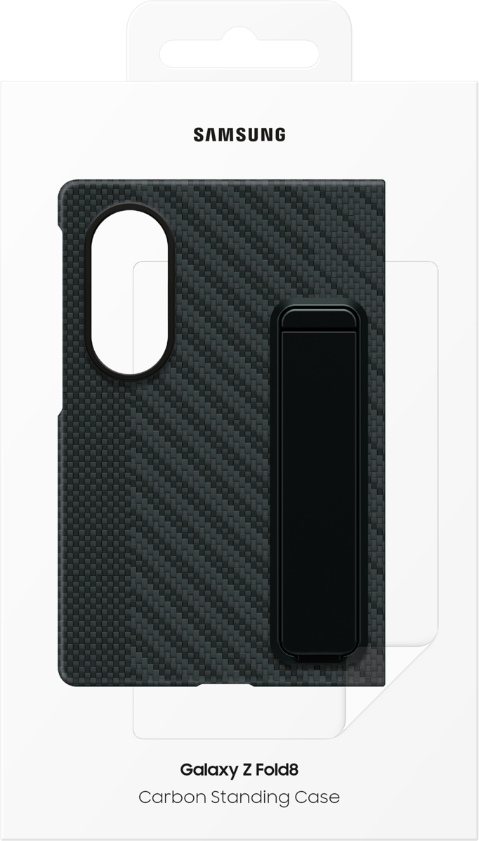 Калъф за Samsung Galaxy Z Fold8 F971, Carbon Standing, Черен EF-XF971SBEGWW