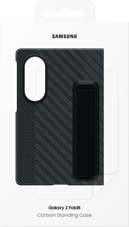 Калъф за Samsung Galaxy Z Fold8 F971, Carbon Standing, Черен EF-XF971SBEGWW