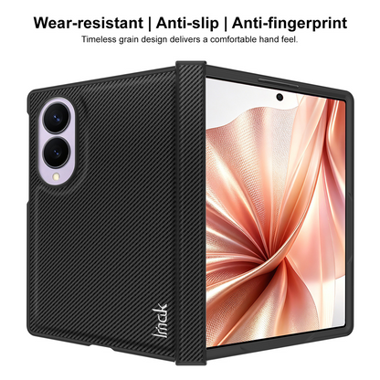 Калъф за Samsung Galaxy Z Fold8 F971, Imak, Карбон, Черен