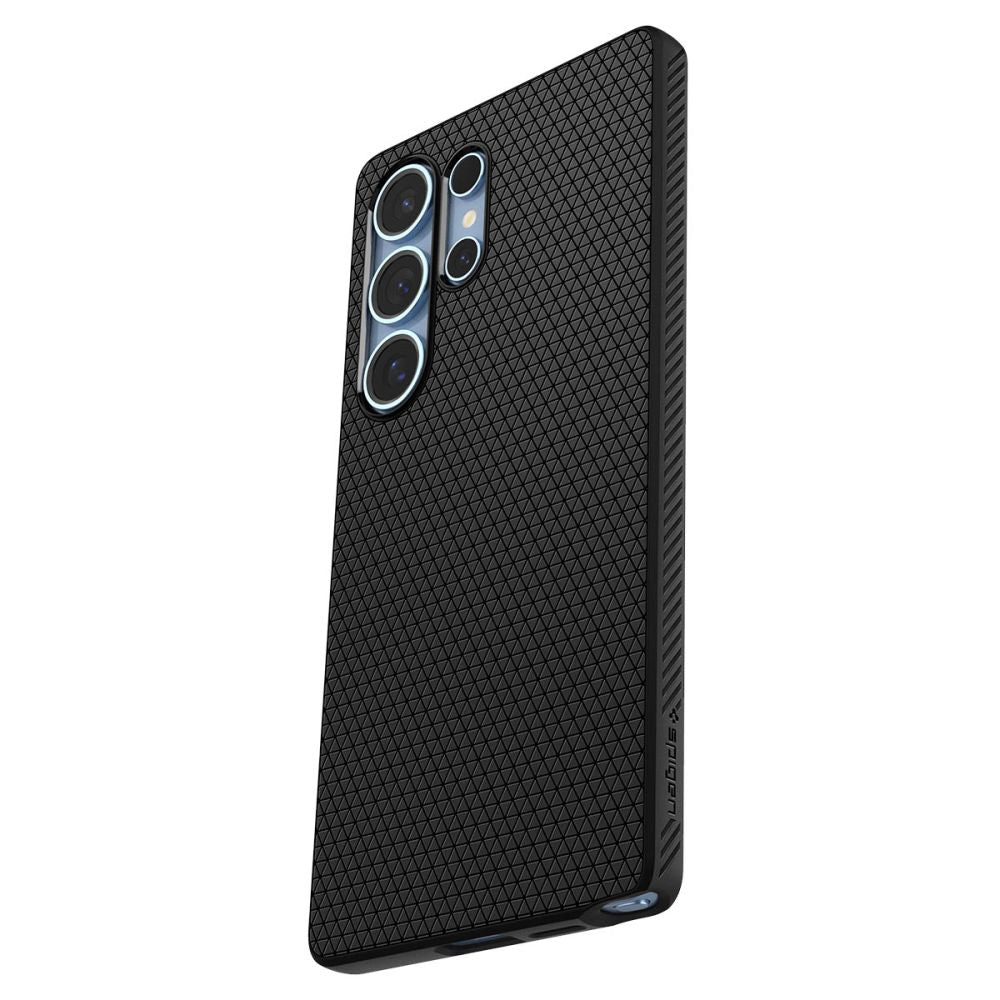 Калъф за Samsung Galaxy S25 Ultra S938, Spigen, Liquid Air, Черен ACS08953