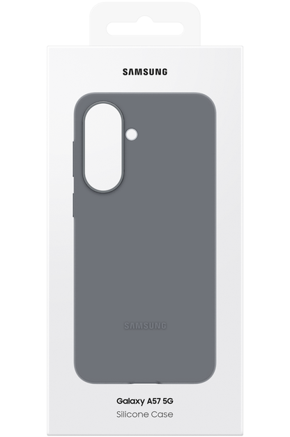 Case for Samsung Galaxy A57 5G, Silicone Case, Gray EF-PA576CJEGWW