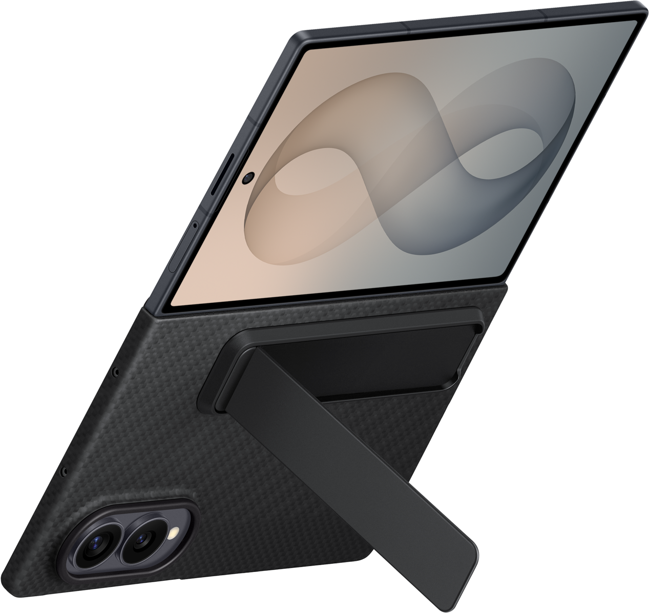 Калъф за Samsung Galaxy Z Fold8 F971, Carbon Standing, Черен EF-XF971SBEGWW