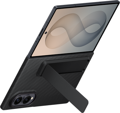 Калъф за Samsung Galaxy Z Fold8 F971, Carbon Standing, Черен EF-XF971SBEGWW