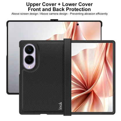 Калъф за Samsung Galaxy Z Fold8 F971, Imak, Карбон, Черен