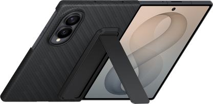 Калъф за Samsung Galaxy Z Fold8 F971, Carbon Standing, Черен EF-XF971SBEGWW