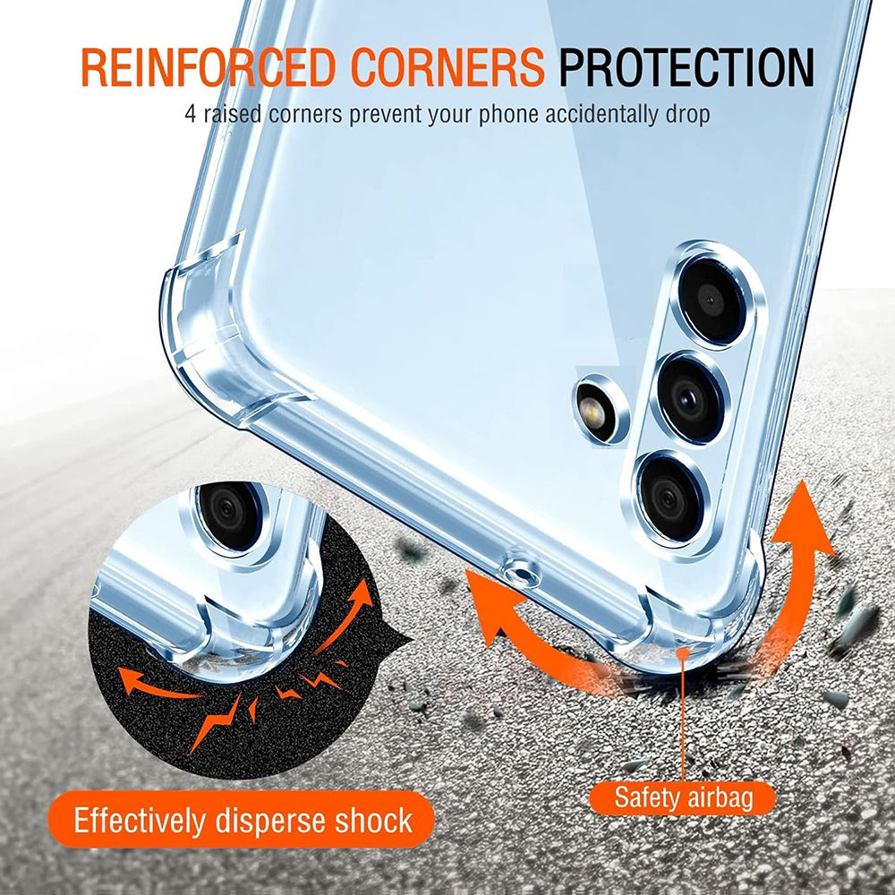 Case for Samsung Galaxy A04s A047 / A13 5G A136, Techsuit, Shockproof Clear, Transparent