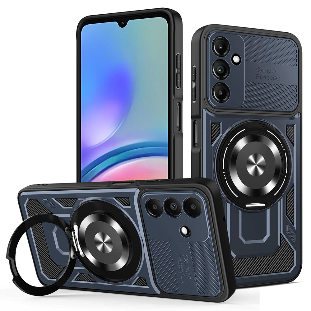 Калъф за Samsung Galaxy A05s A057, Techsuit, RuggedCam, Син