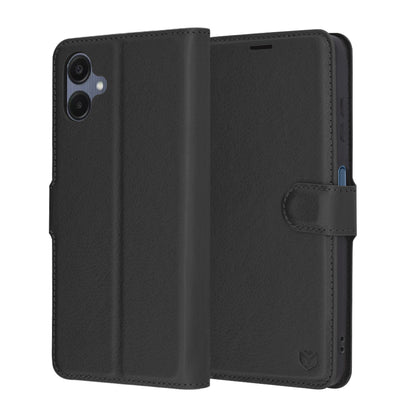 Калъф за Samsung Galaxy A06 A065, Techsuit, Leather Folio, Черен