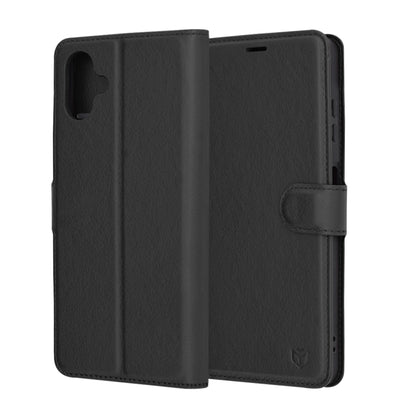 Калъф за Samsung Galaxy A06 A065, Techsuit, Leather Folio, Черен