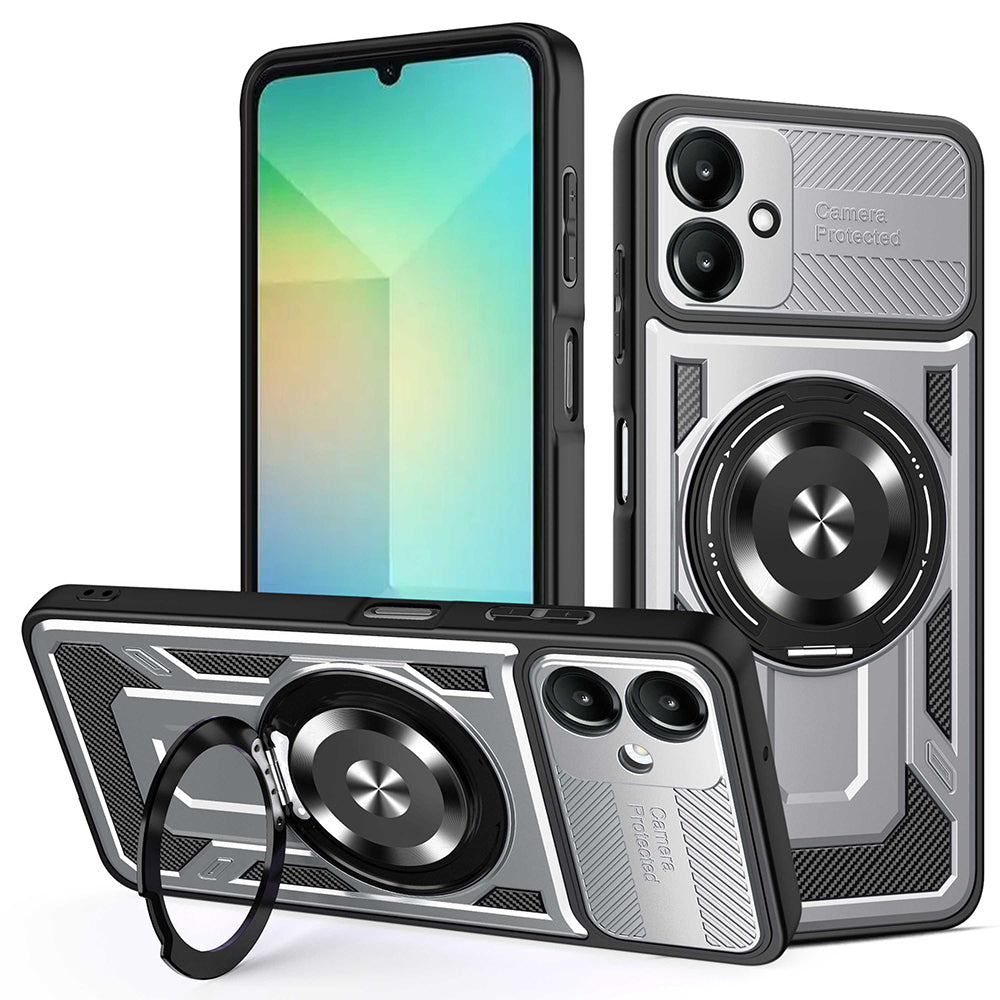 Калъф за Samsung Galaxy A06 A065, Techsuit, RuggedCam, Сив