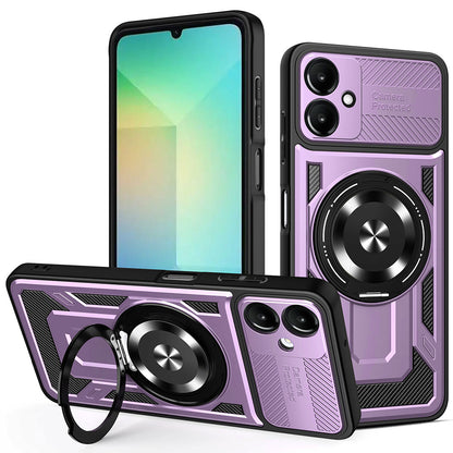 Калъф за Samsung Galaxy A06 A065, Techsuit, RuggedCam, Лилав
