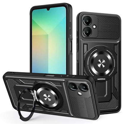 Калъф за Samsung Galaxy A06 A065, Techsuit, RuggedCam, Черен