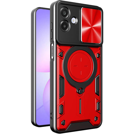 Калъф за Samsung Galaxy A07 4G A075, Techsuit, CamGuard Pro, Червен