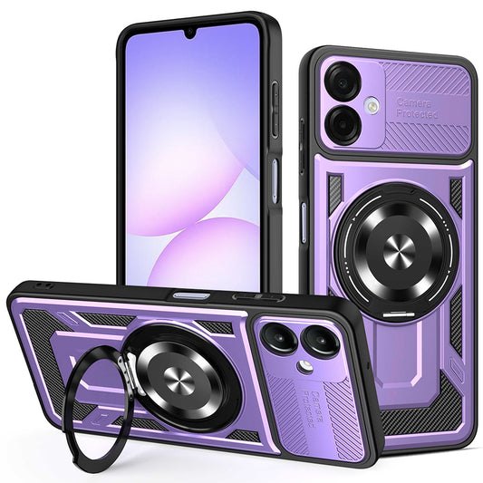 Case for Samsung Galaxy A07 4G A075, Techsuit, RuggedCam, Purple