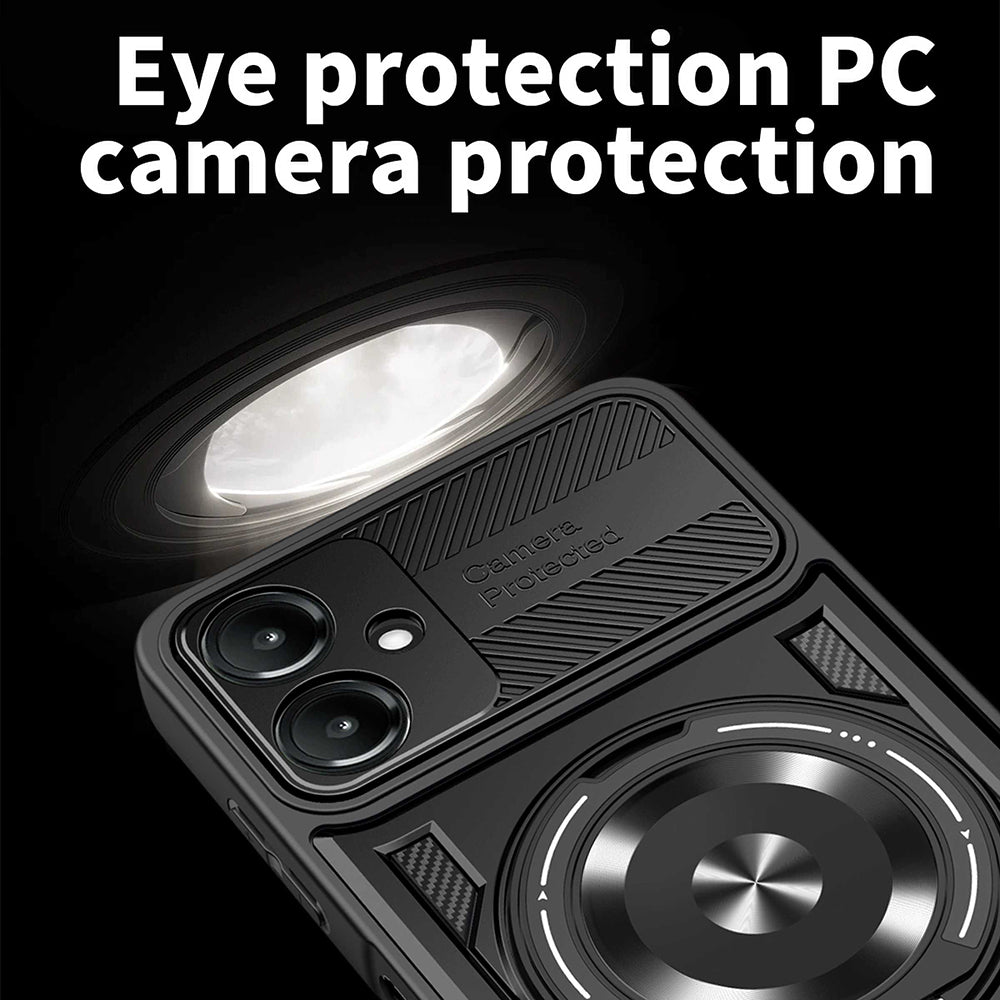 Калъф за Samsung Galaxy A07 4G A075, Techsuit, RuggedCam, Черен