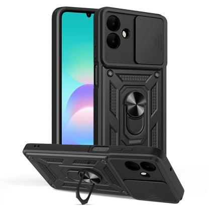 Калъф за Samsung Galaxy A08 4G A085 / A07 5G A076, Techsuit, CamShield, Черен