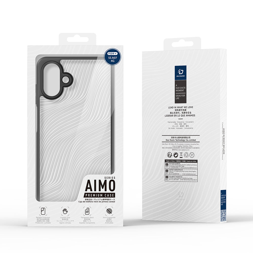 Калъф за Samsung Galaxy A08 4G A085 / A07 5G A076 / A07 4G A075, DUX DUCIS, Aimo, Черен