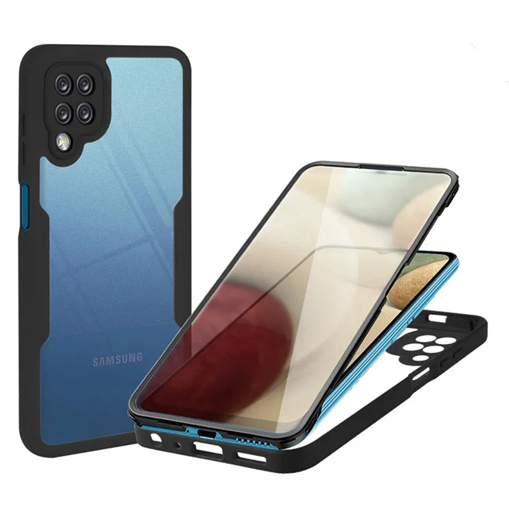 Калъф за Samsung Galaxy A12 A125, Techsuit, ColorVerse 360, Черен