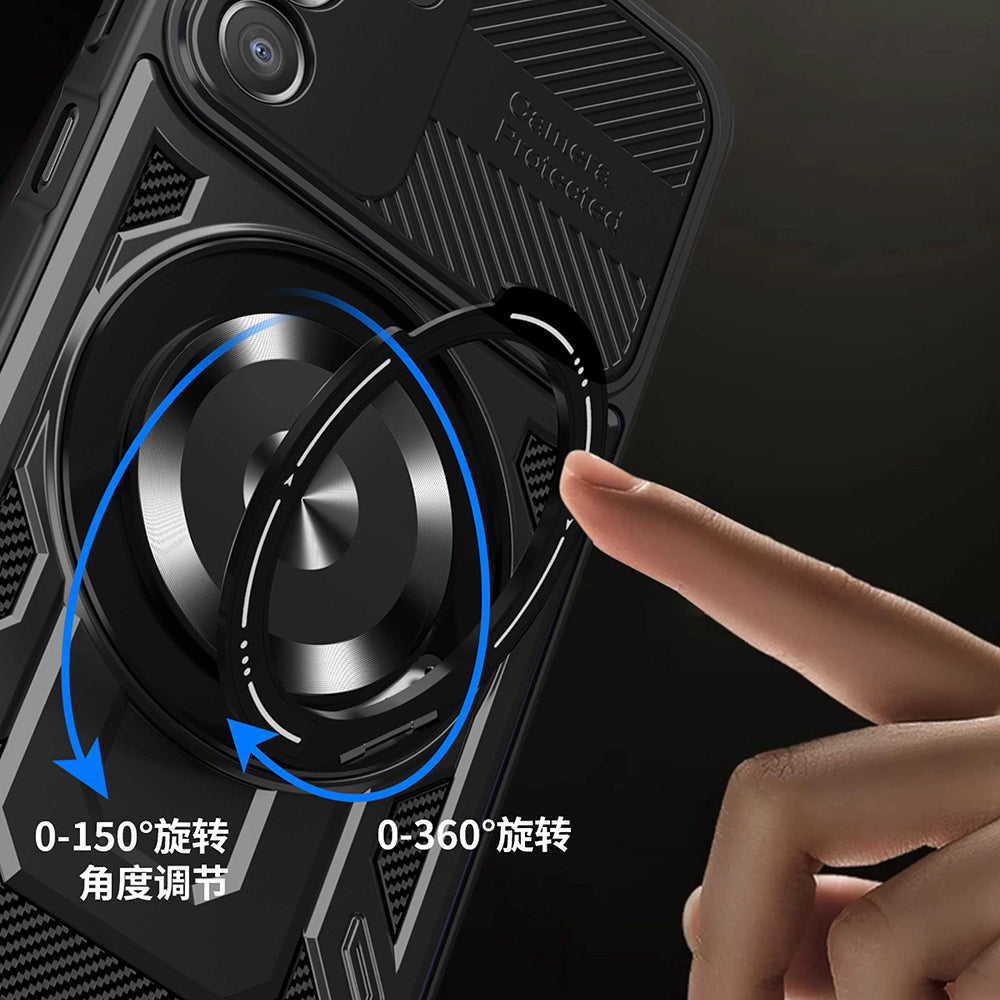 Калъф за Samsung Galaxy A14 A145 / A14 5G A146, Techsuit, RuggedCam, Син
